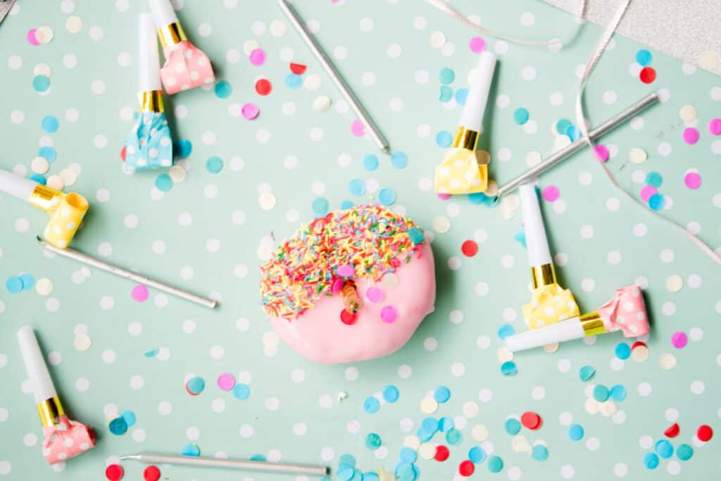 donut party decor and favors