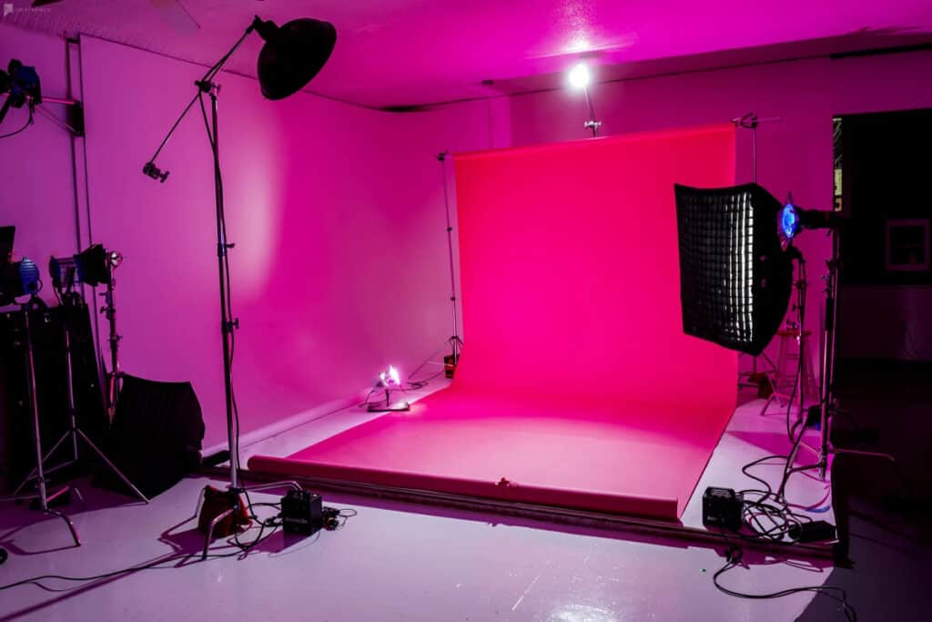 Charlotte. North Carolina pink production studio