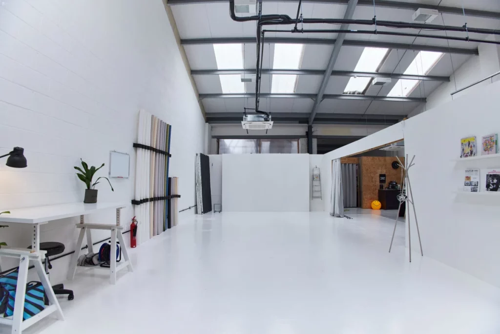 Large Studio Space Filled with Natural Light