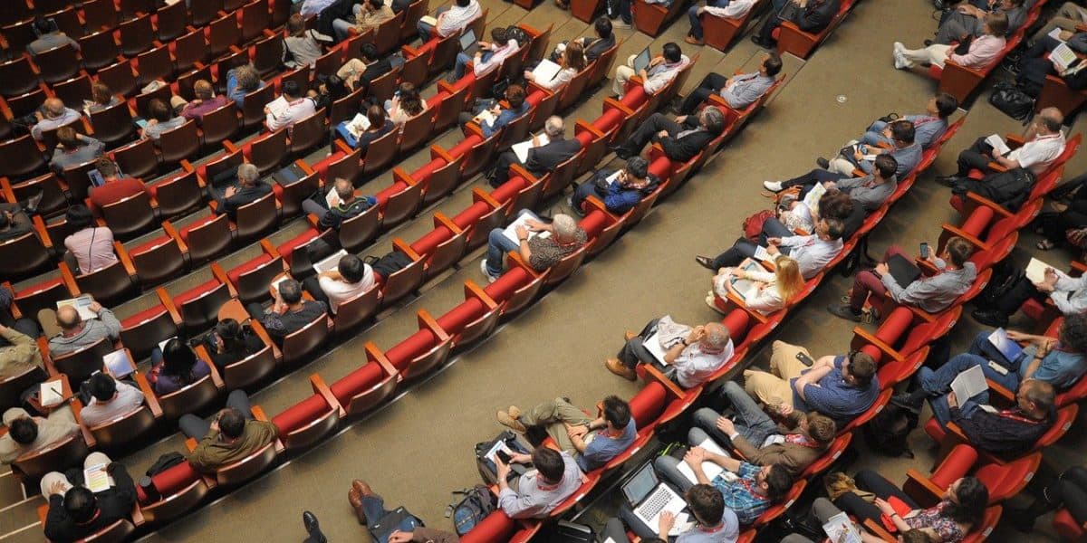 seminar in auditorium