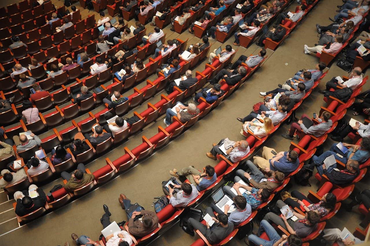 seminar in auditorium