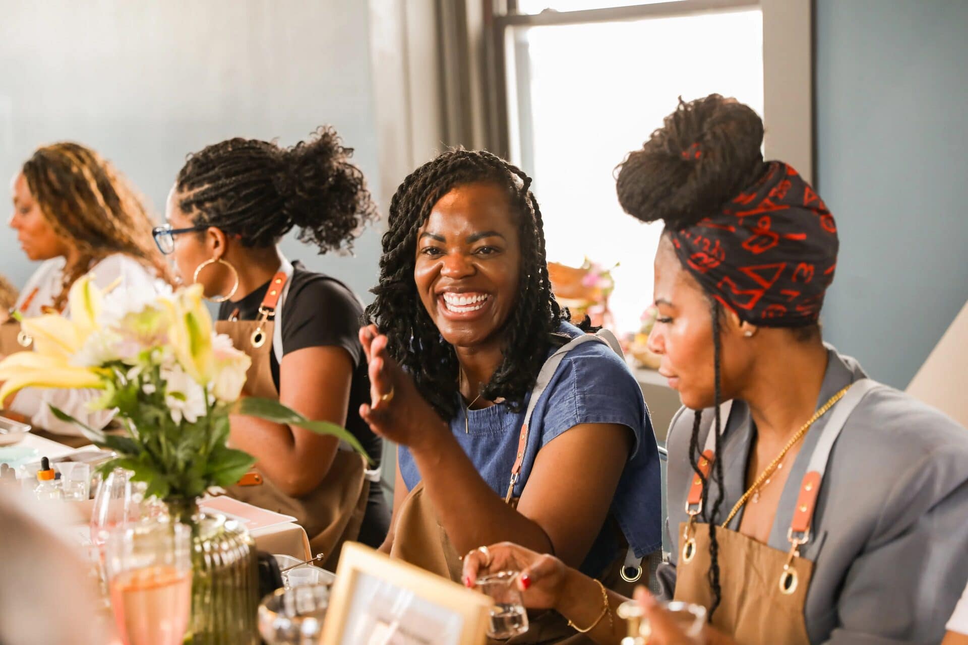 Event decor details at a Baltimore celebration