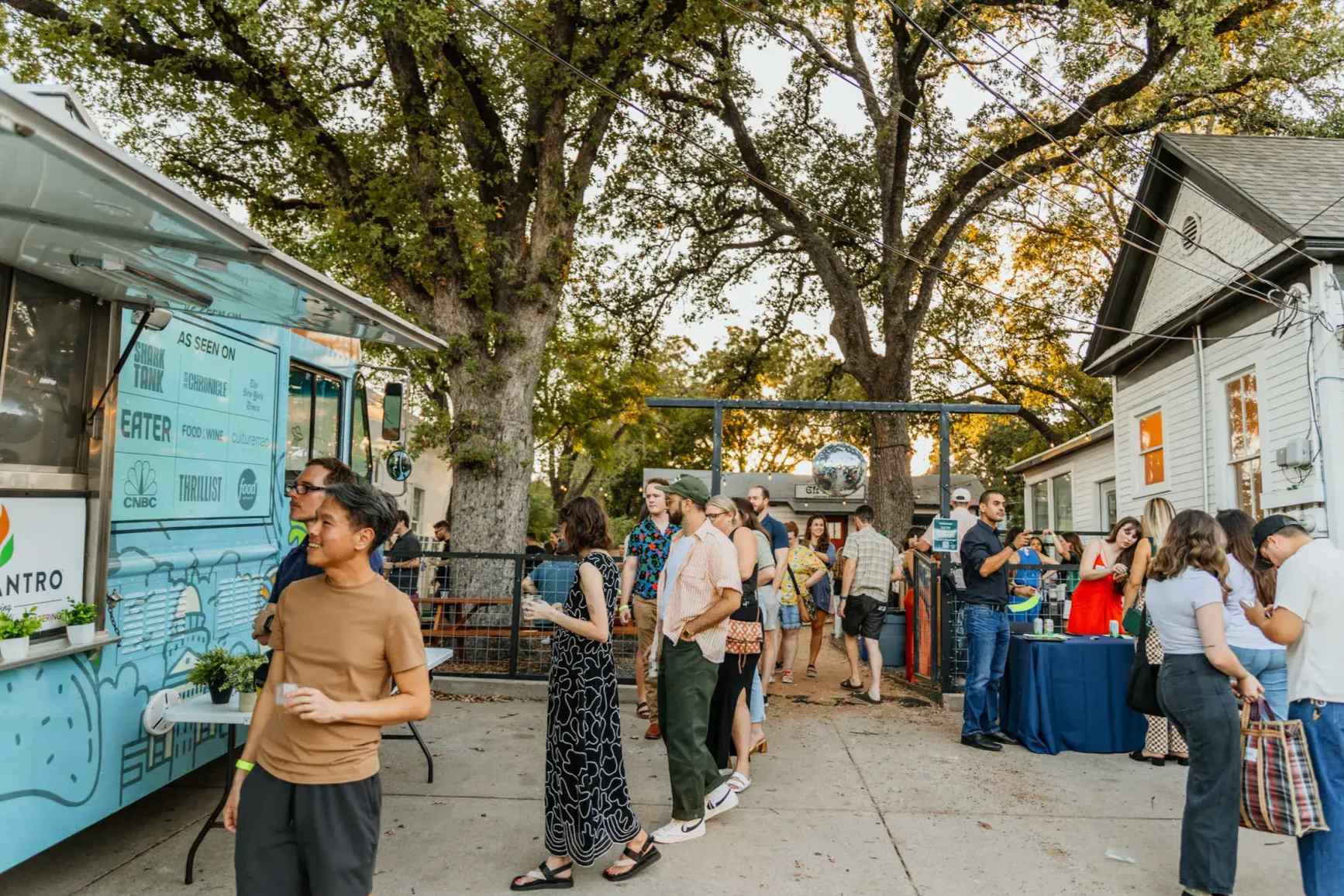 Guests gathering at a beautifully planned San Antonio event venue
