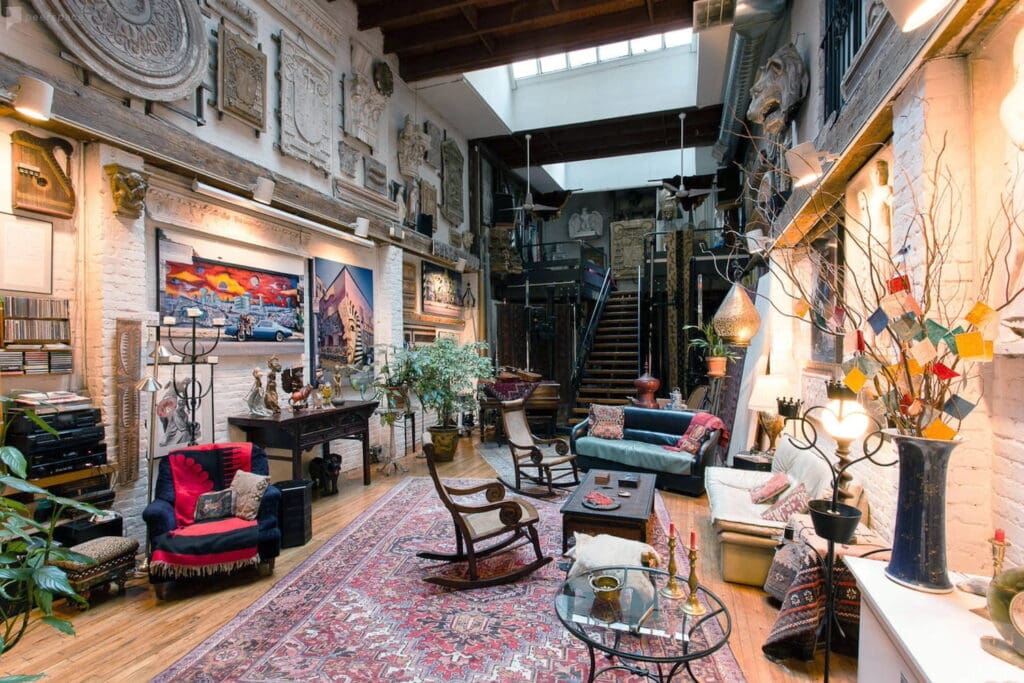 This foundry-turned-home is a rentable venue space packed with art, furniture and gorgeous lighting
