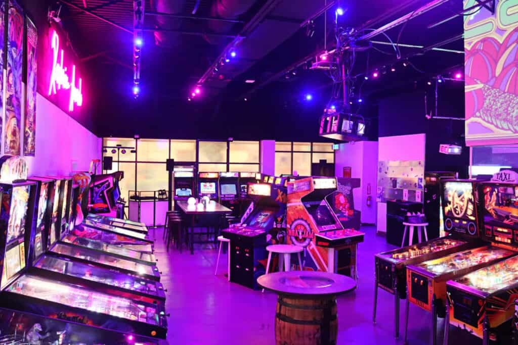 Retro Arcade with Modern Atmosphere