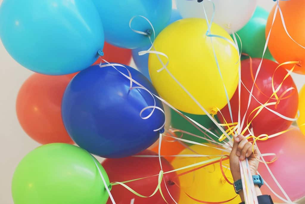 birthday balloons