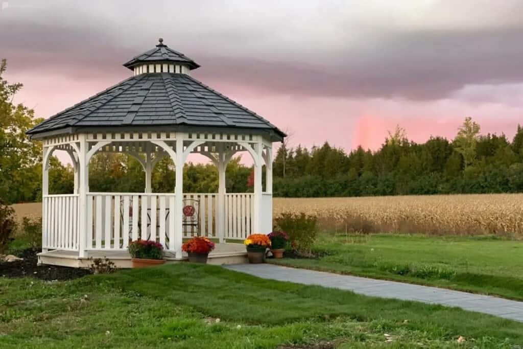 155 acre farm with gazebo in ontario