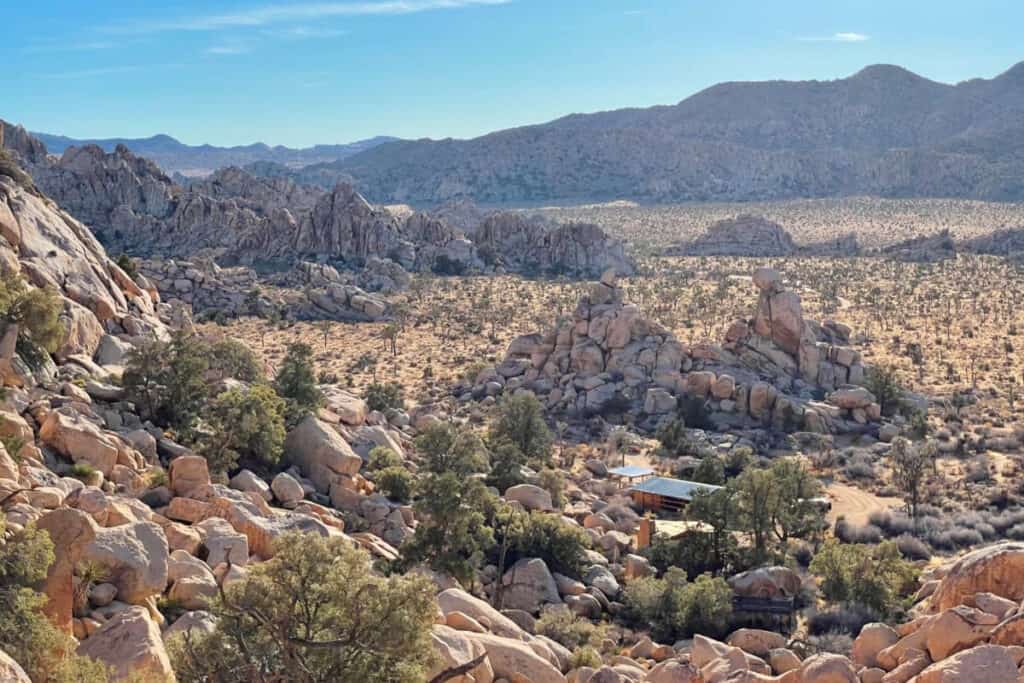 historic cabins inside joshua tree