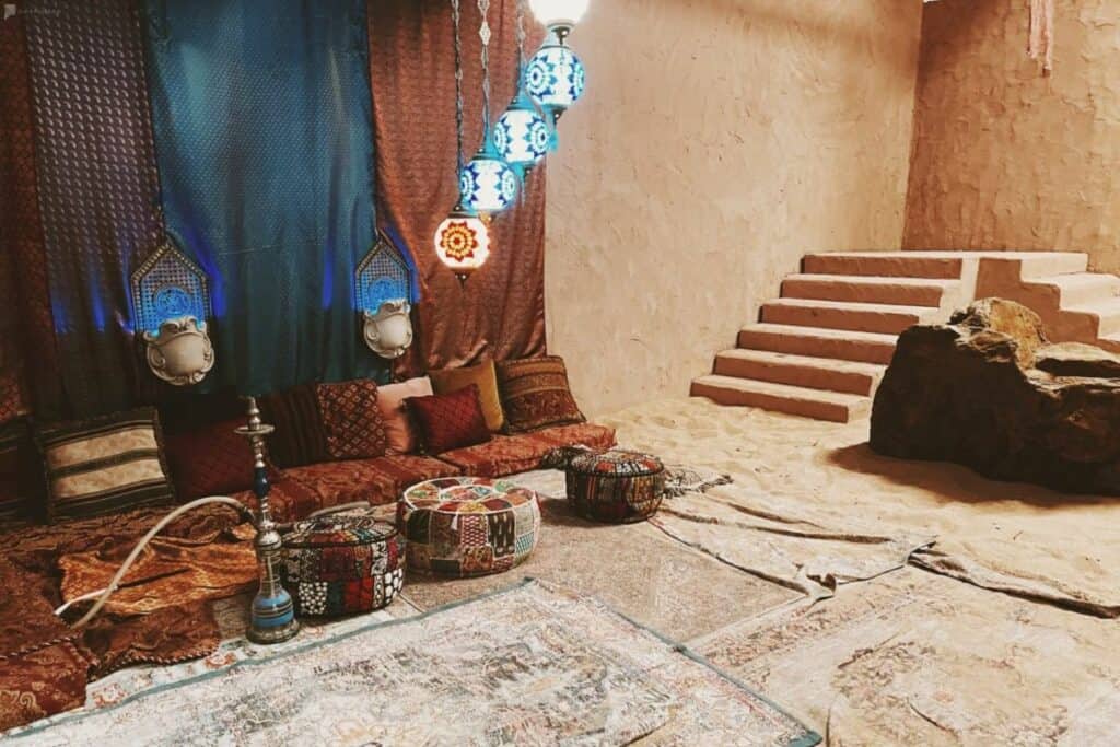 moroccan inspired desert studio