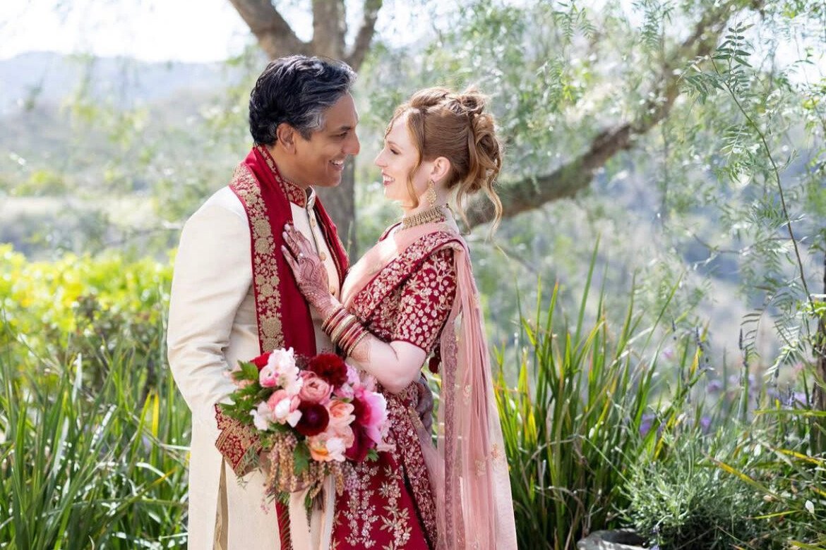 San Jose venue decorated for Indian wedding celebration