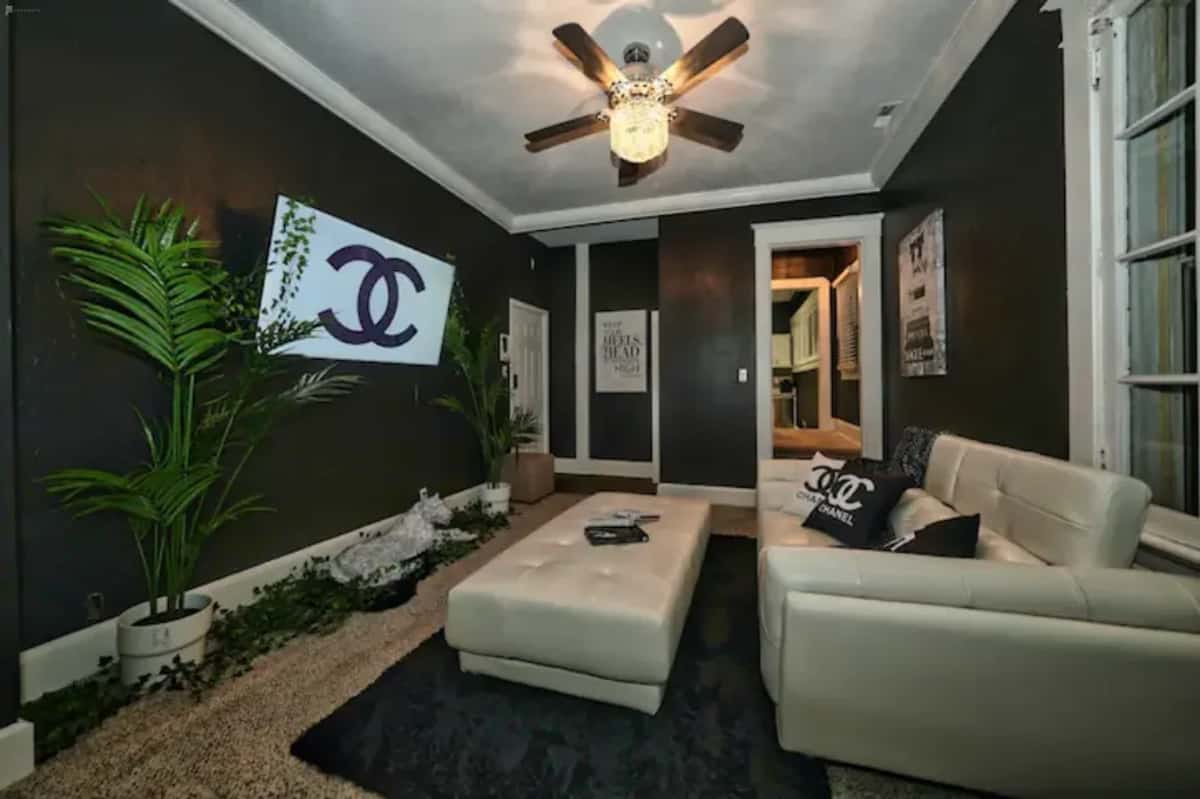 Chanel Inspired Living Room, Sophisticated and Elegant