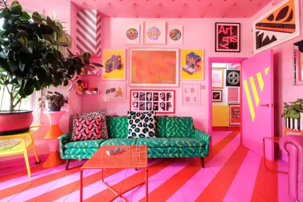 Chic and Colourful Home in Hackney for Photo and Film Shoots