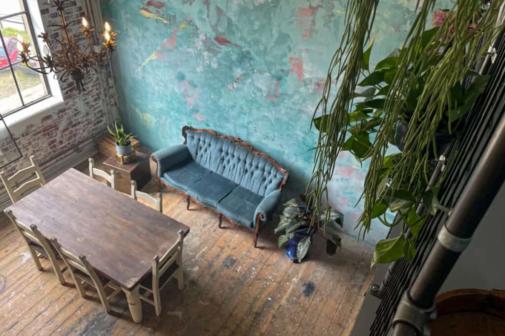 bohemian studio in woolwich dockyard london