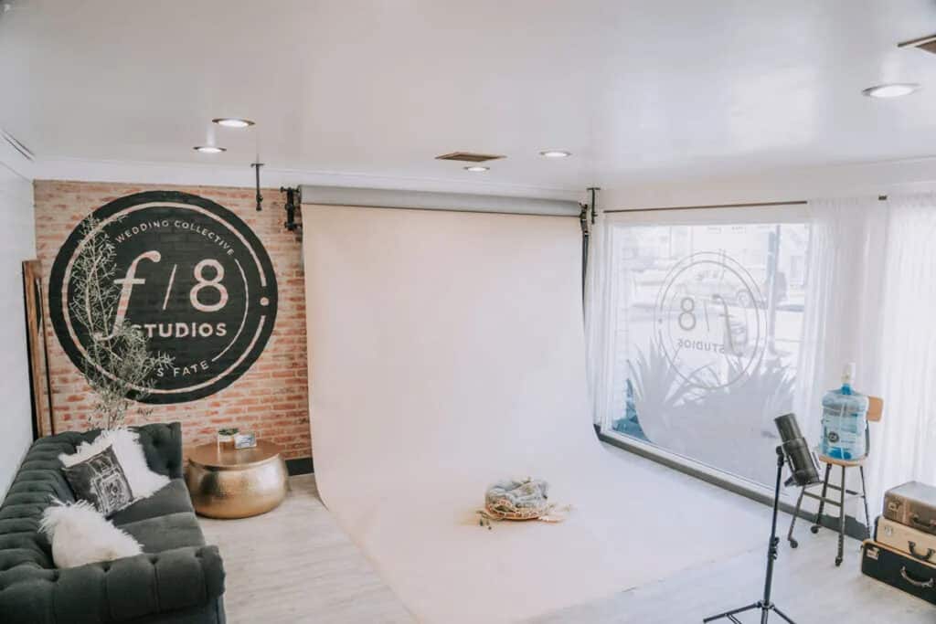 Intimate, Bright, Indoor Photo Studio