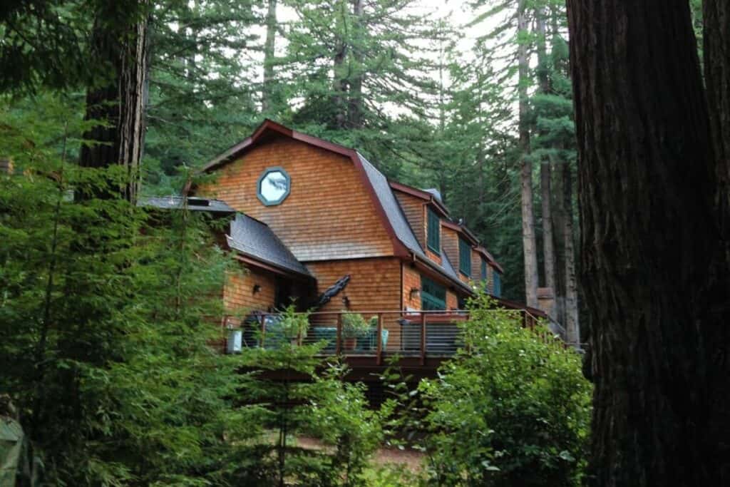 santa cruz cabin in the woods