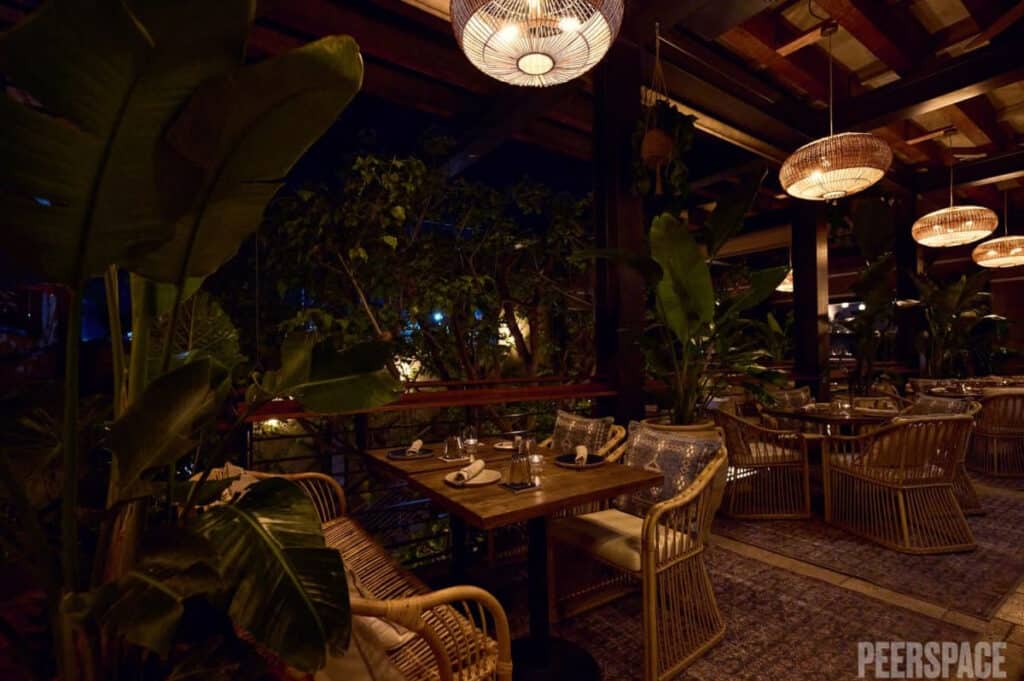 Chic Tulum Style Multi-level Indoor/Outdoor Restaurant