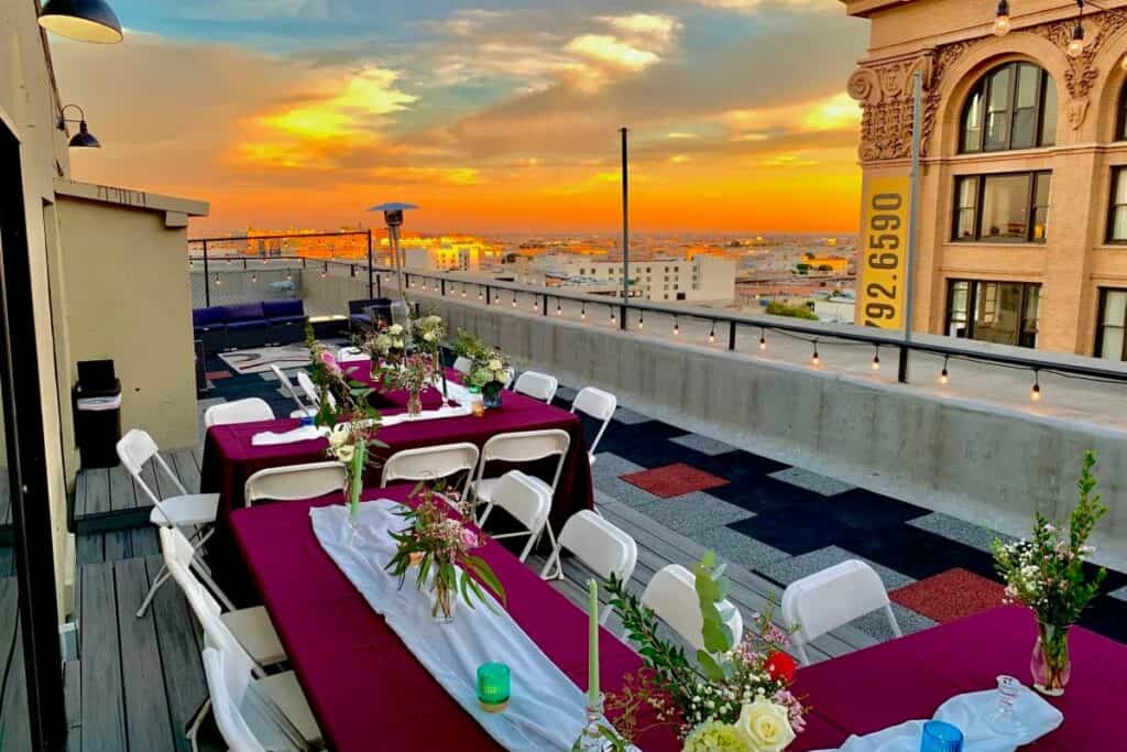 DTLA rooftop penthouse