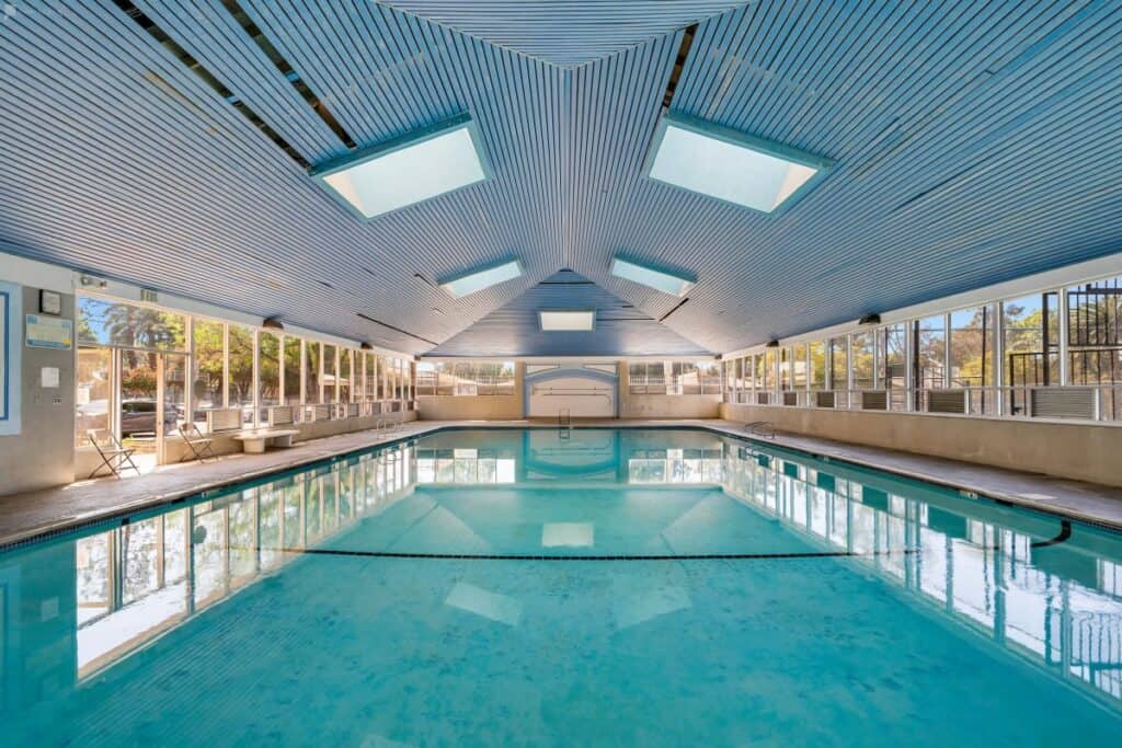 olympic pool in a los angeles high school