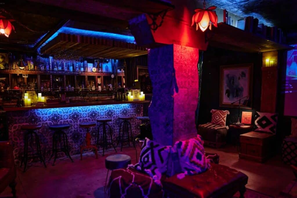 secret underground speakeasy