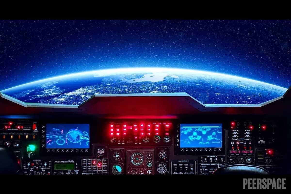 Sci-Fi Spaceship with Cockpit/ Space Station Set | FONCO STUDIOS