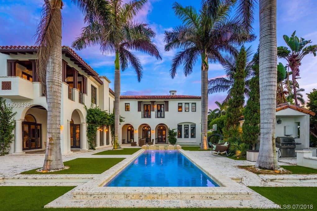 luxurious mediterranean estate miami beach rental