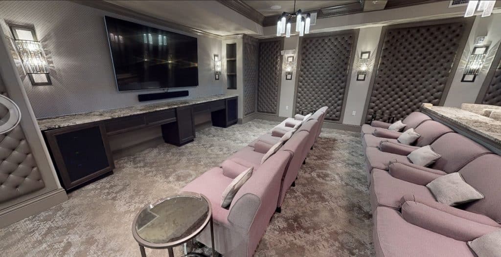 Luxurious Theater Room in St. Petersburg