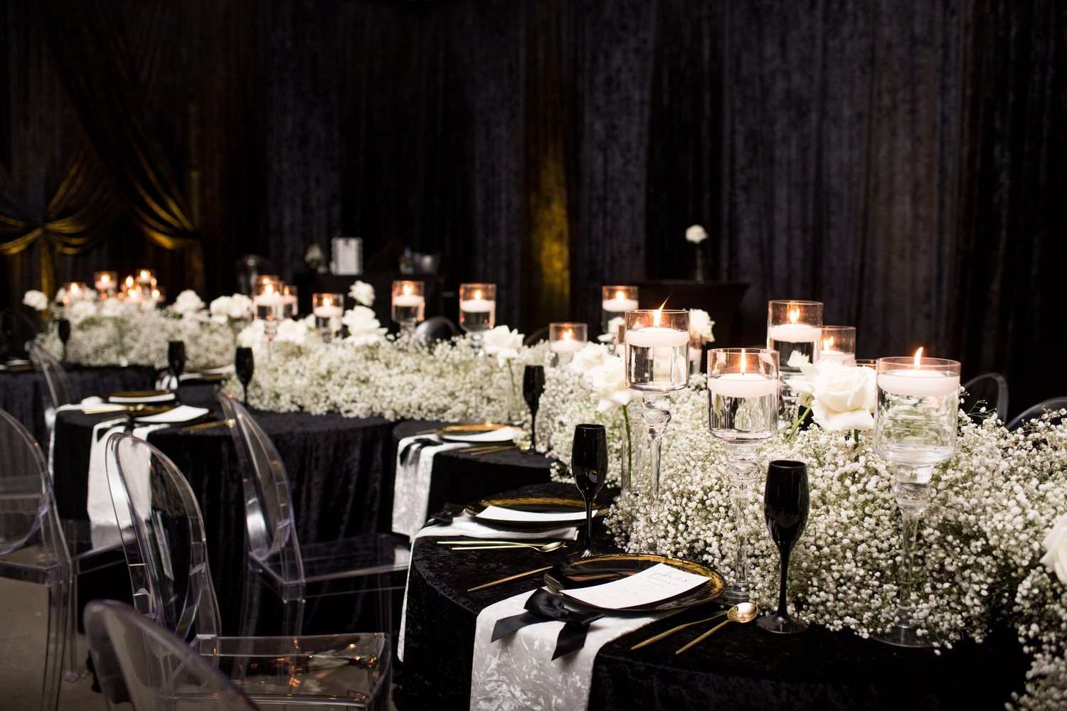 Boston skyline backdrop for an elegant wedding celebration