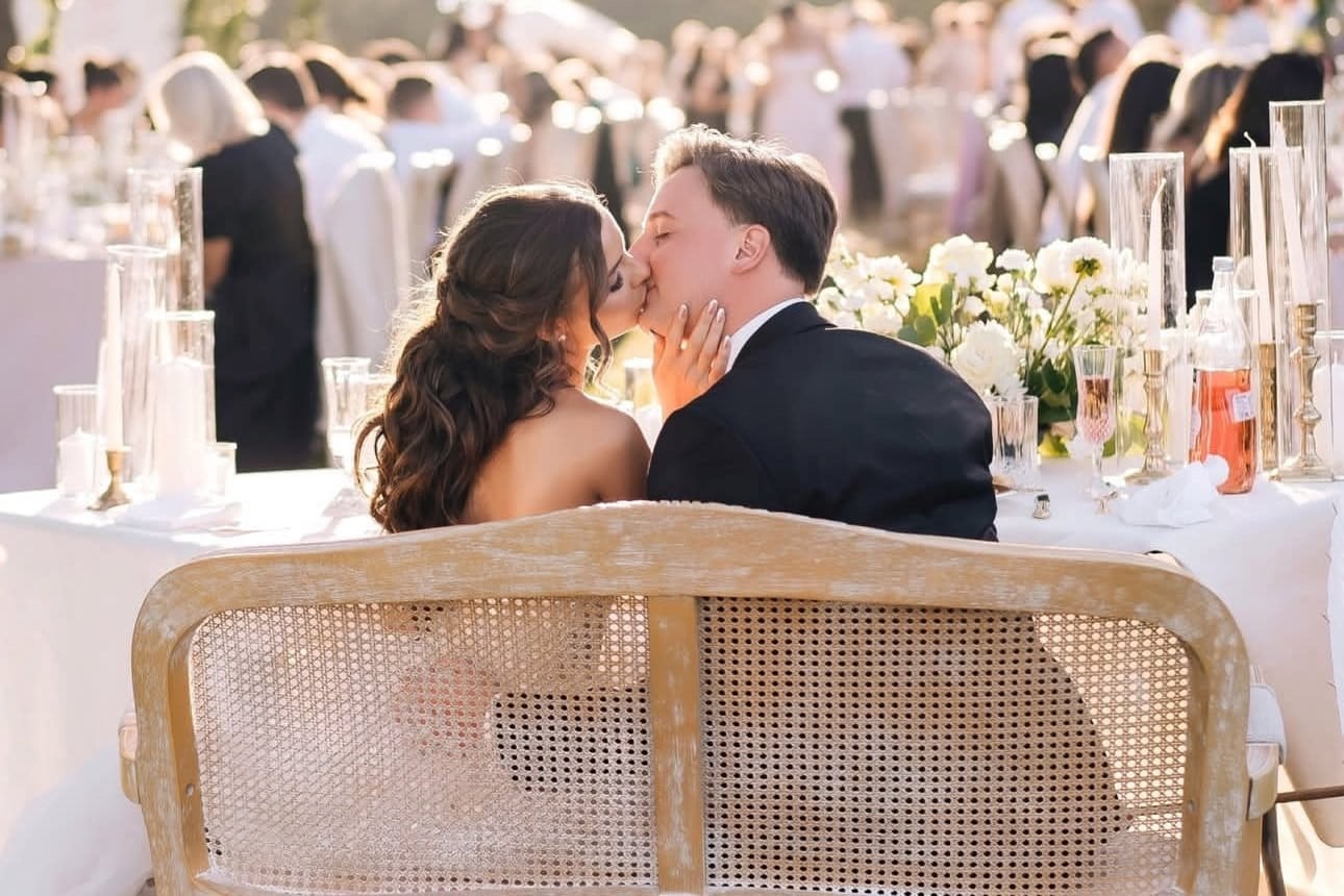 Couple planning a luxury Jacksonville wedding with their wedding planner