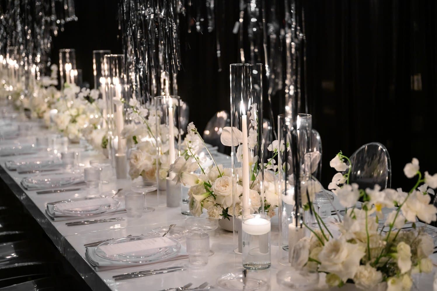 Newlyweds celebrating at a luxury Las Vegas wedding venue