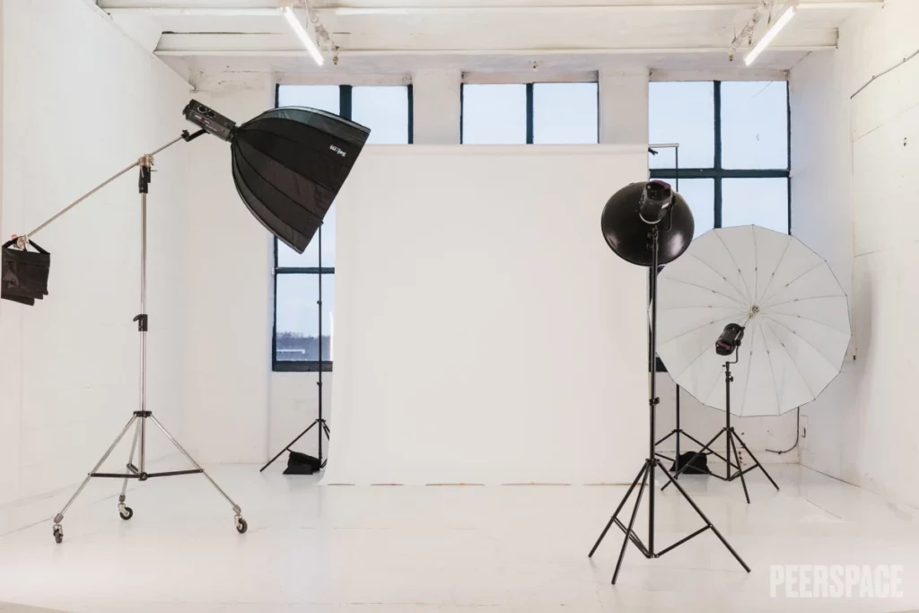 Cool Industrial Natural Light and Flash Studio