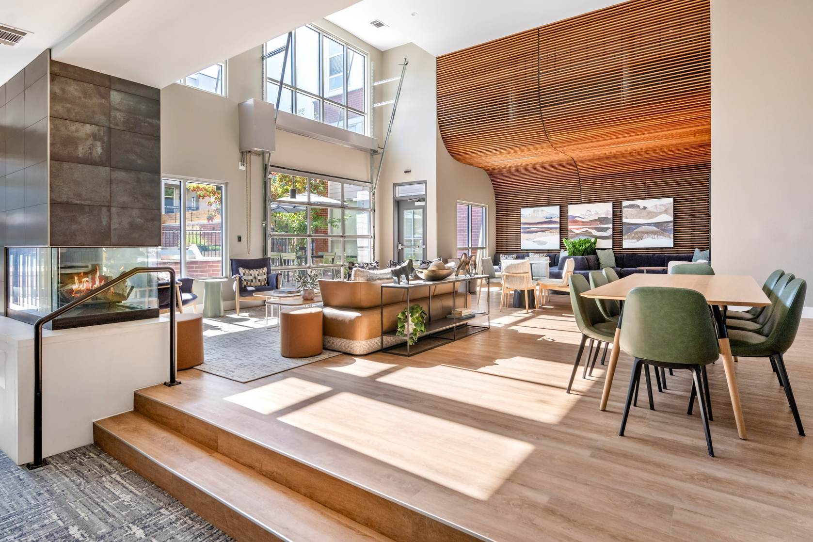 Conference room prepared by meeting planners in Denver Colorado