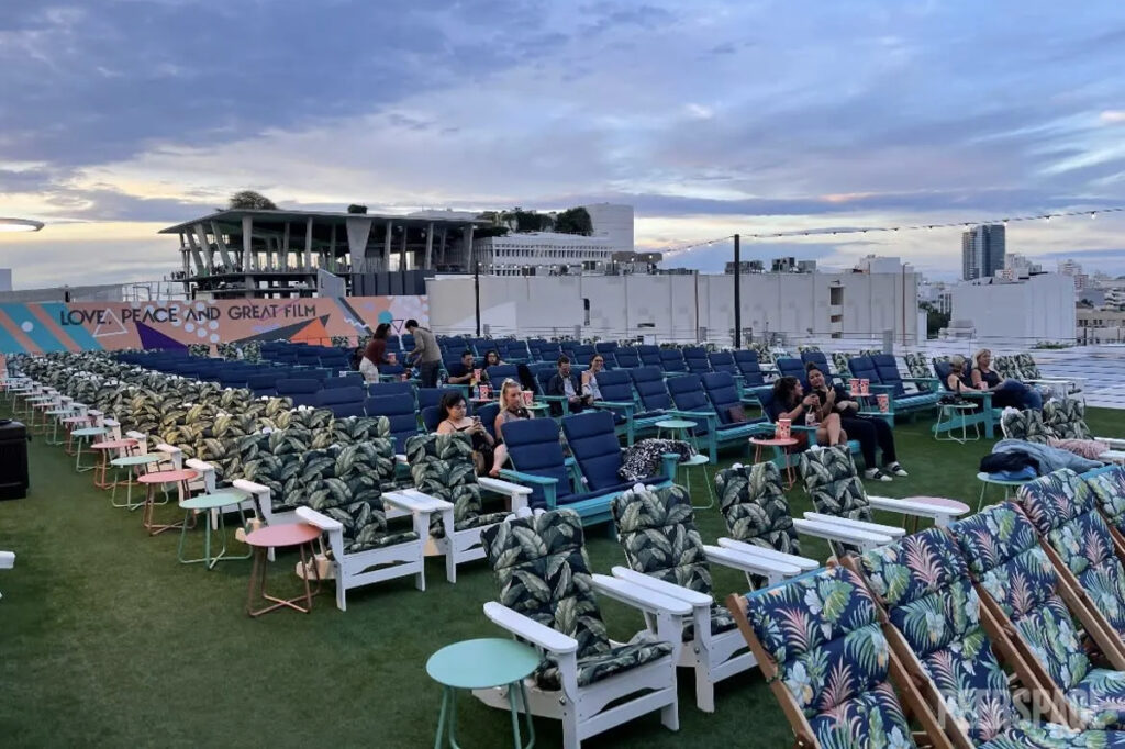 Rooftop Movie Theater with Amazing Views