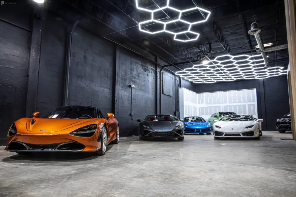 exotic car garage in miami