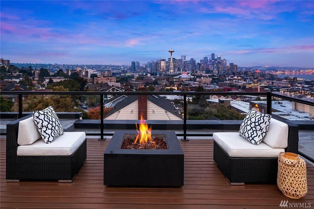 modern seattle house with amazin rooftop seattle rental