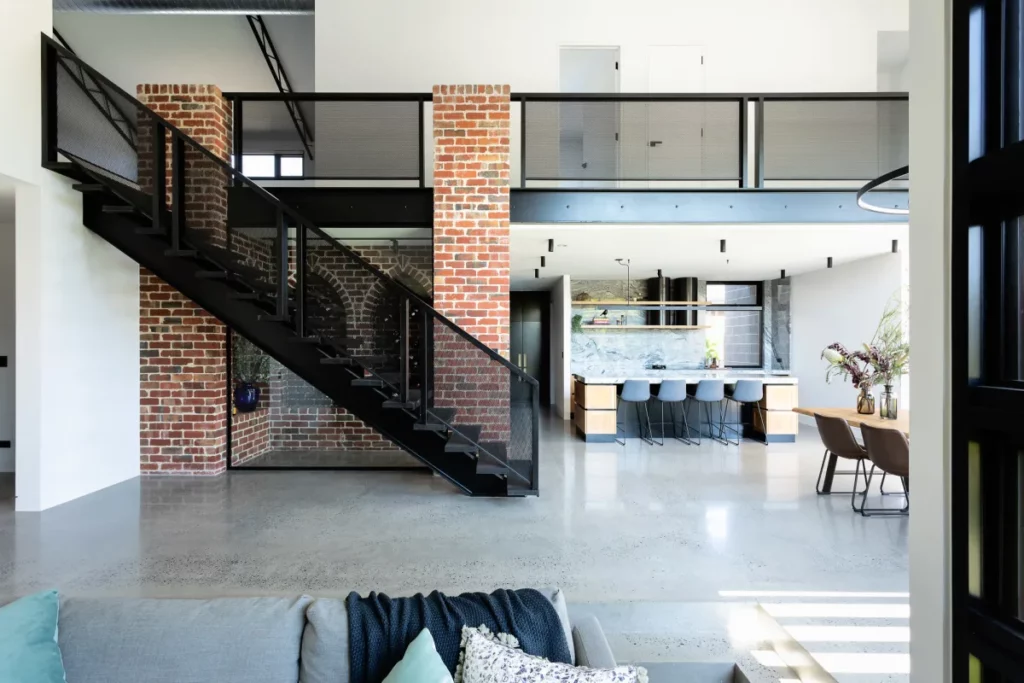Mount Martha industrial warehouse loft-style home