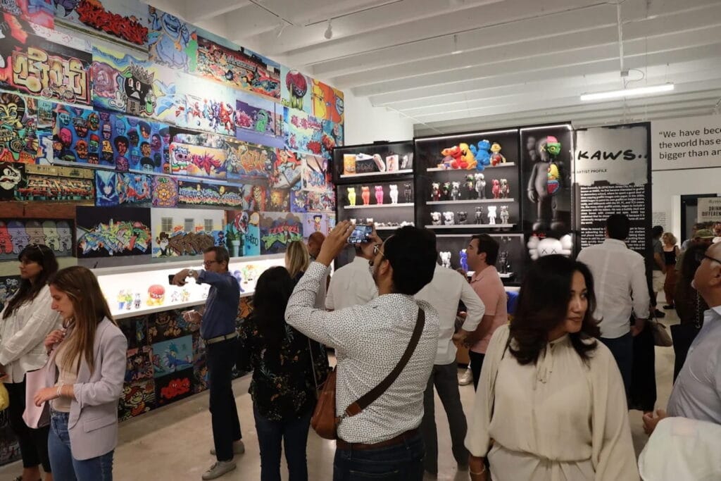 Interior shot of the Museum of Graffiti in Miami