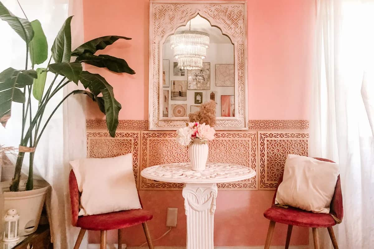 Moroccan Boho Pink Studio