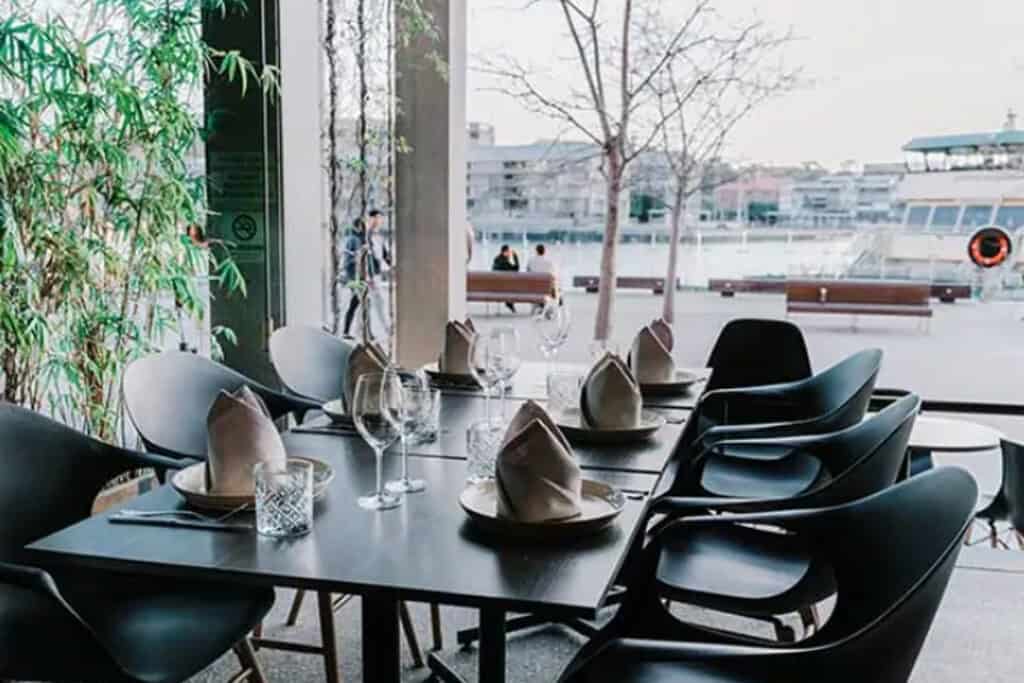 Harbour View Restaurant in Barangaroo at heart of Sydney