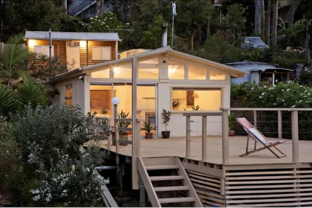 Original 1950s Fibro Fisherman Cottage on Sydney's Scotland Island