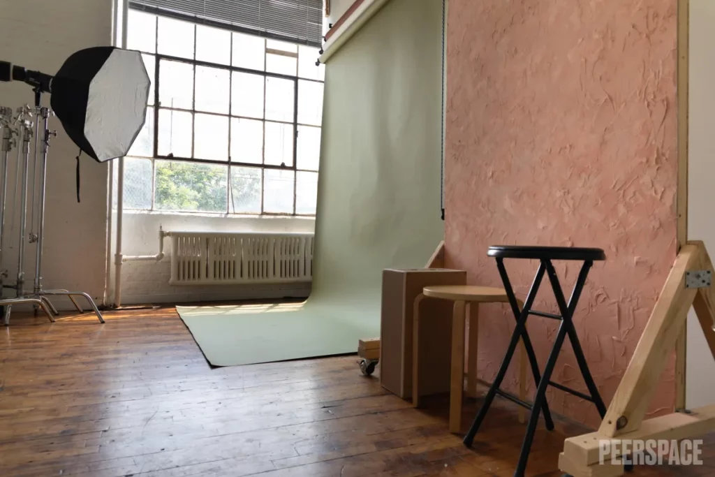 Stylish Daylight Photo Studio with Custom Backdrops