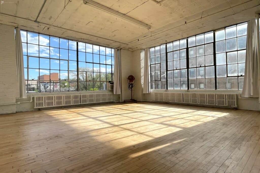 A classic loft space is one of the top indoor photoshoot locations in NYC