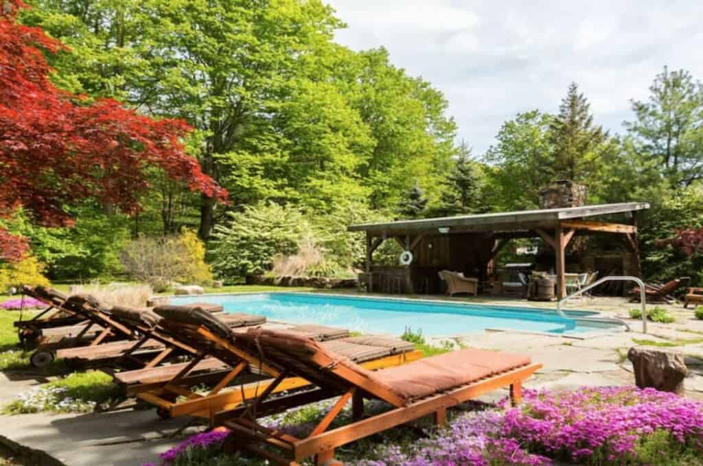 home with sauna men's retreat ideas