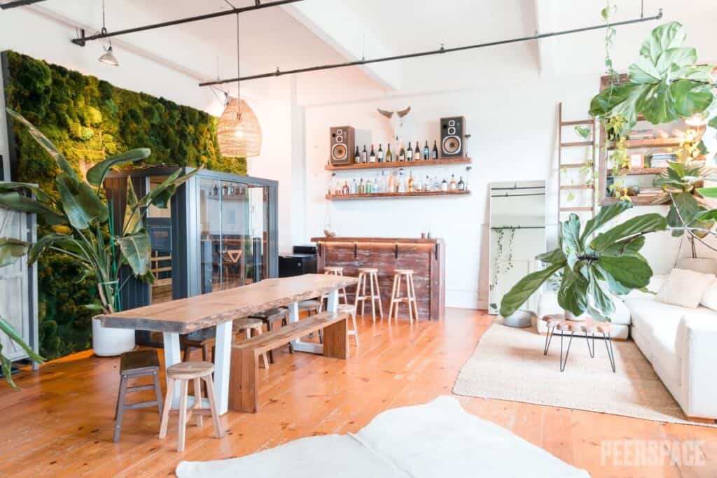 plant-Filled Loft In Old Factory