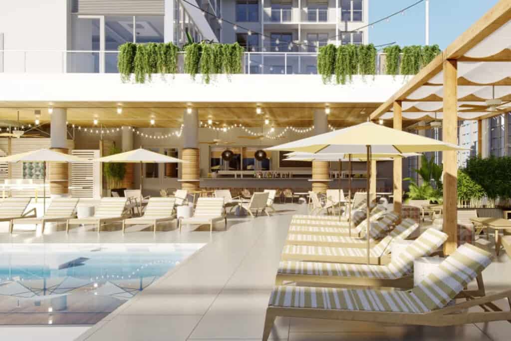 Beach Hotel nyc with a pool