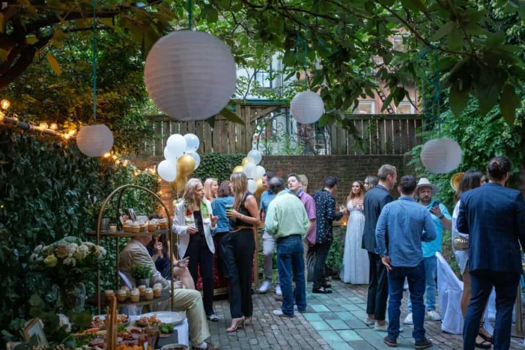 charming backyard venue in Brooklyn