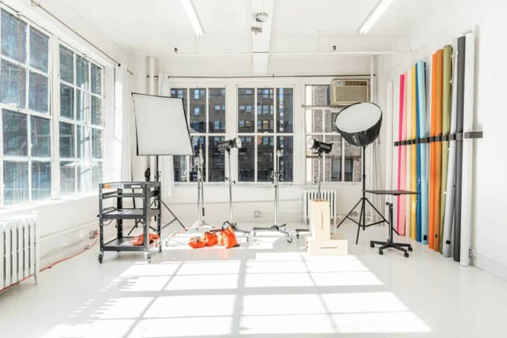 bright, crisp midtown photo studio