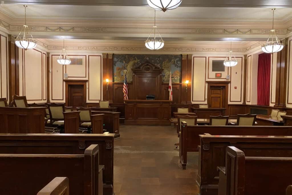 downtown historic courtroom in orlando