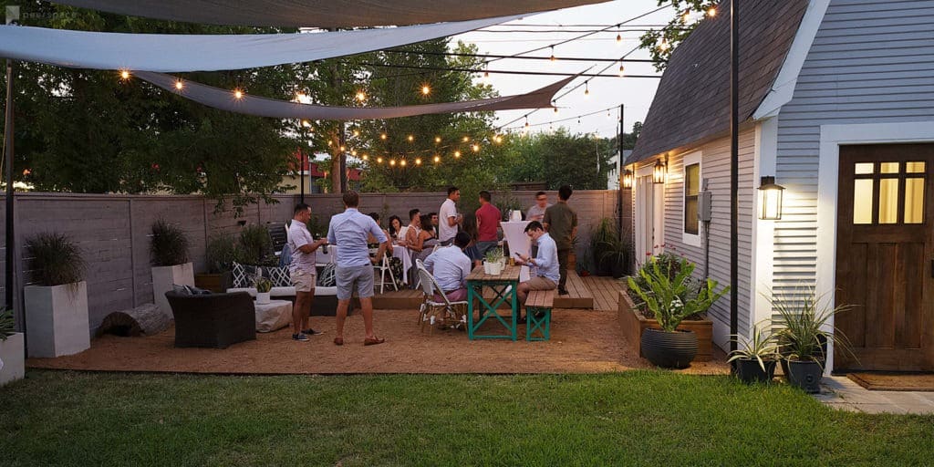 outdoor intimate space houston rental