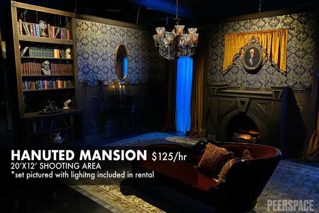 Studio, Industrial, Fixed Sets, Black Cyc | PattyCake Productions haunted mansion