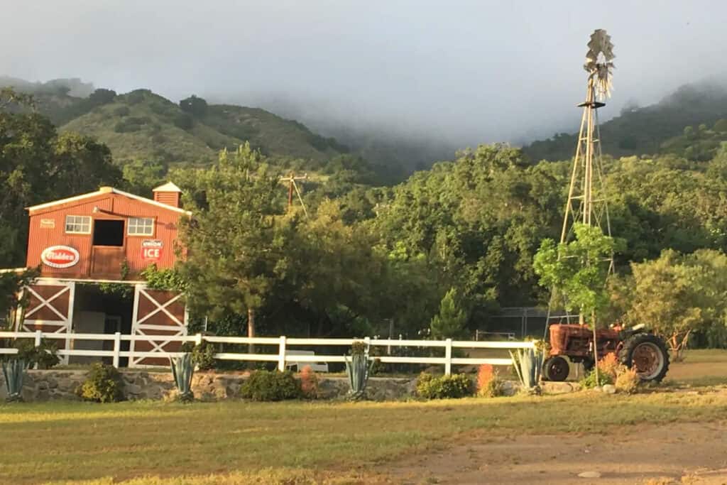 Ranch Farm Up In The Mountains